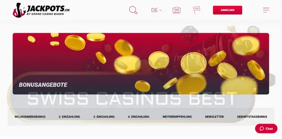 Jackpots Casino Boni