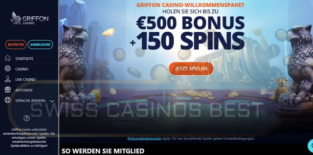Griffon online casino schweiz
