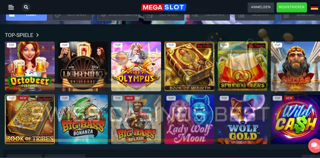 Spiele im Megaslot casino online 