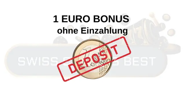 Casino-Bonus und 1 Euro ohne Einzahlung